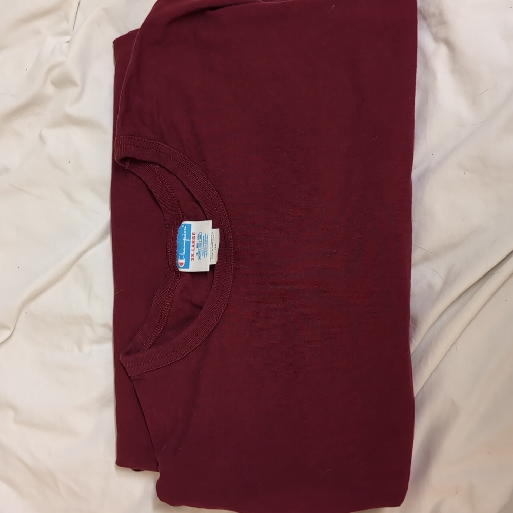 Champion XXXL burgundy t-shirt - Picture 6 of 6